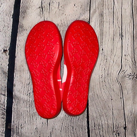 Luv Footwear Dream Flat Red Large Lunar Dot Youth Size 13 - Picture 7 of 14